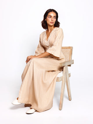 Lightweight linen dress designed for effortless everyday elegance